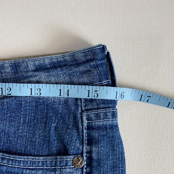 Java Jeans Bermuda Denim Embellished Shorts Size 7 - Picture 11 of 11